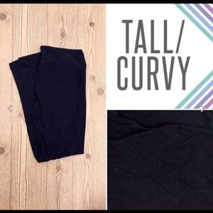 LulaRoe SOLID Black TC Leggings